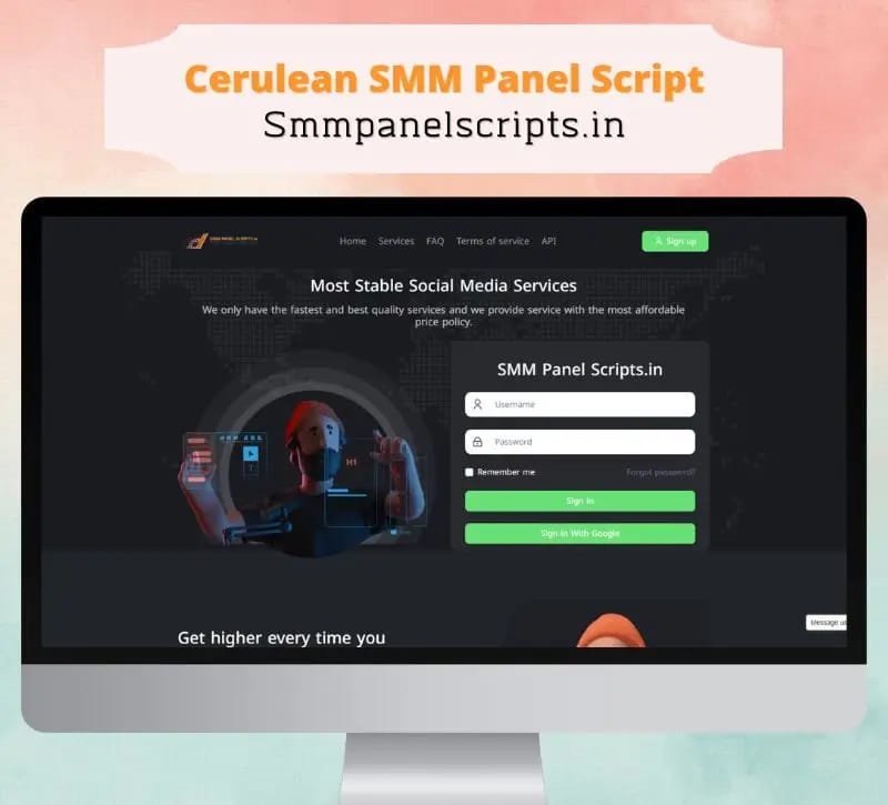 Cerulean SMM Panel Script